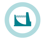 Плотины и водохранилища Icon
